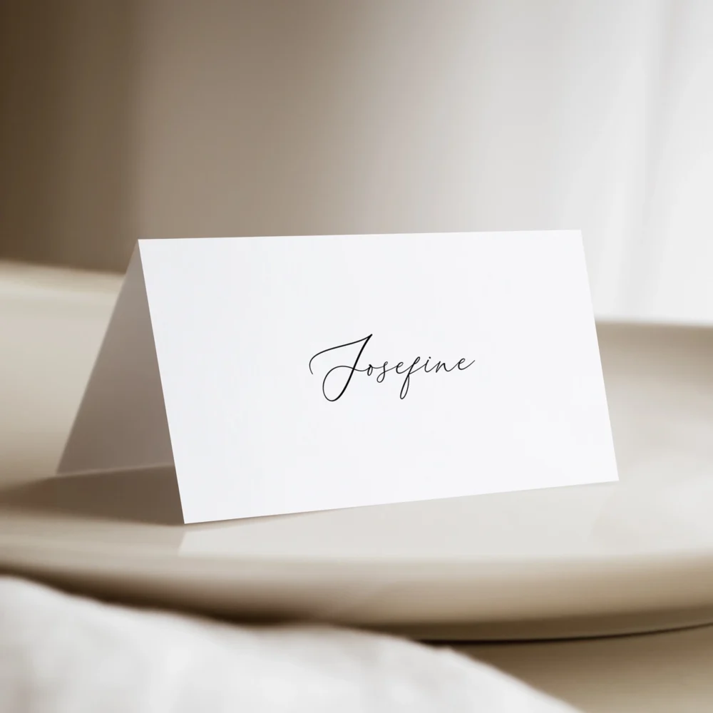 Placeringskort dubbelvikt