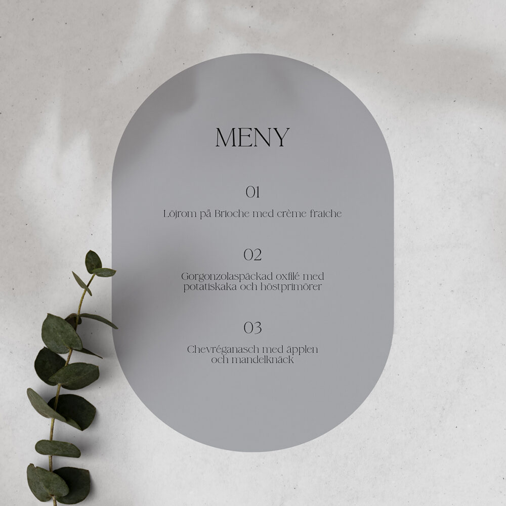 Menykort bröllop Meny bröllop Bröllopsmeny