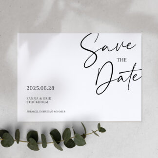 Save the date bröllop Save the date kort